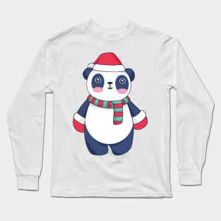 Christmas Panda Long Sleeve T-Shirt